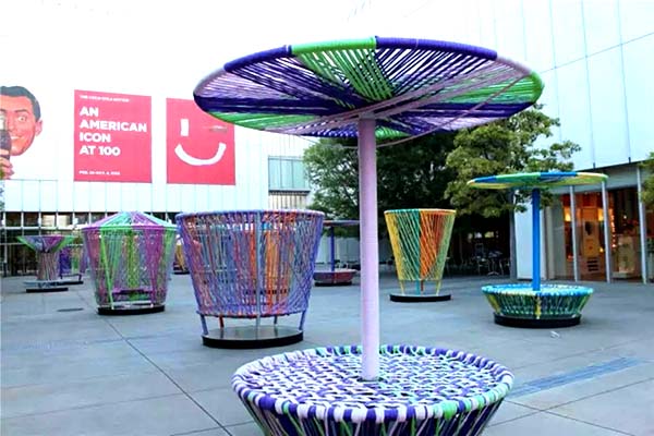 武汉武商众圆广场凉亭